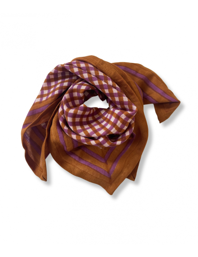 Gingham bandana scarf Bindi Atelier
