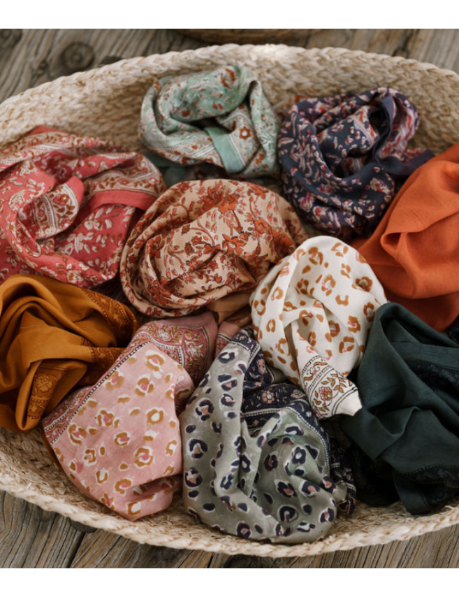 Bandana, petit foulard indien bindi atelier